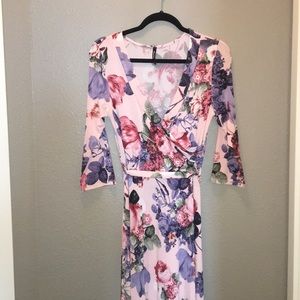 Maxi floral dress